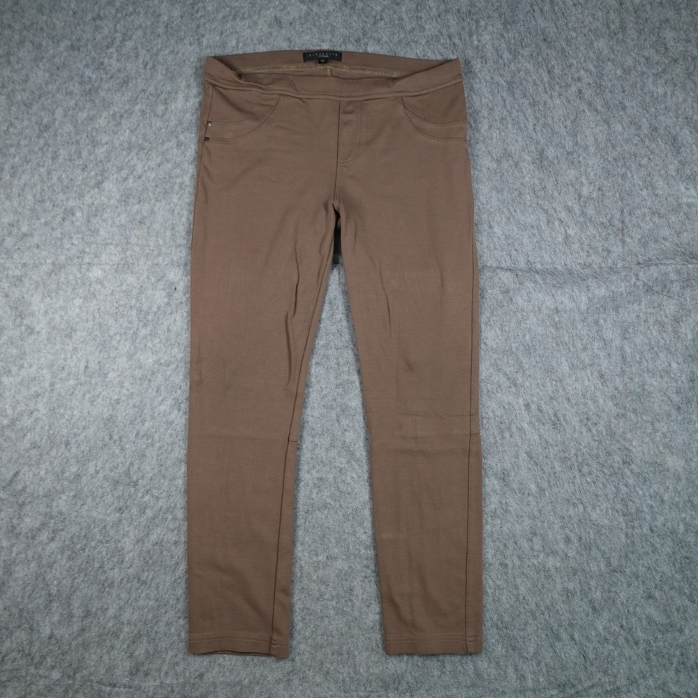 Sanctuary Pants Women Medium Brown Stretch Pull On Leggings Knit